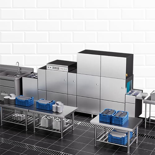 第四代商用洗碗机：平放式洗碗机的特点与应用