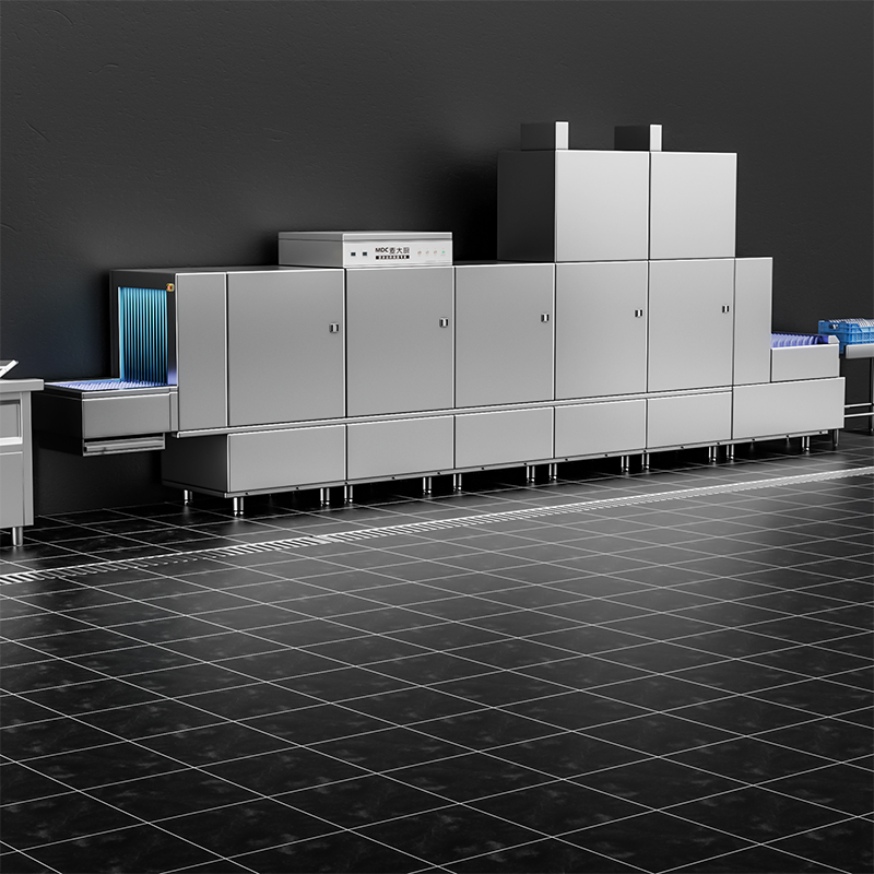 食堂全自动洗碗机的工作流程和步骤