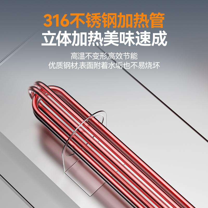 麦大厨升级款燃气三缸9头18粉篱自动煮面炉商用